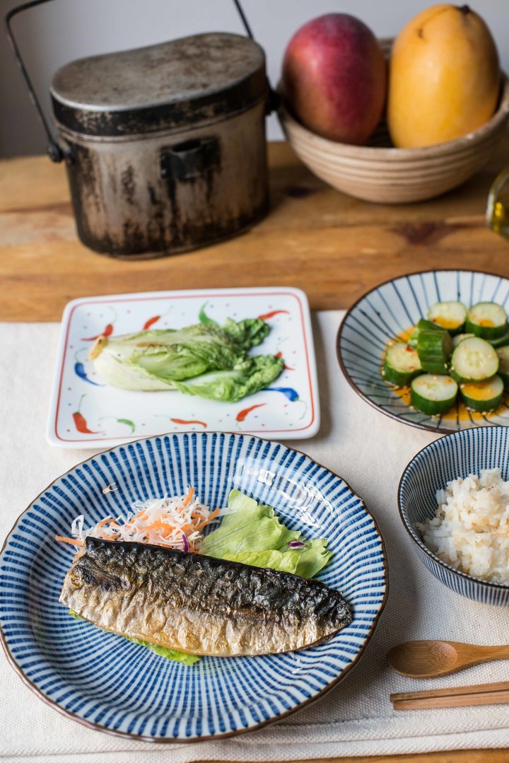 香煎和風漬鯖魚
